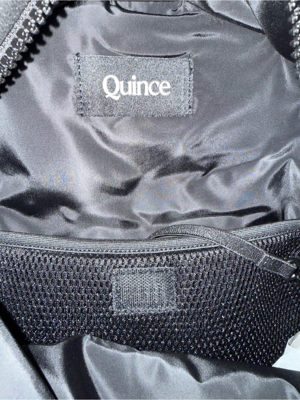 Quince Black Neoprene Backpack with Front Zip Pocket - Picture 5 of 5